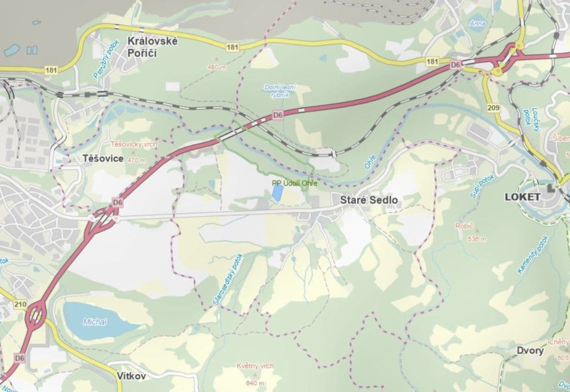 plot for sale, 18,851 m², Staré Sedlo, Karlovarský Region plot for sale, 18,851 m², Staré Sedlo, Karlovarský Region