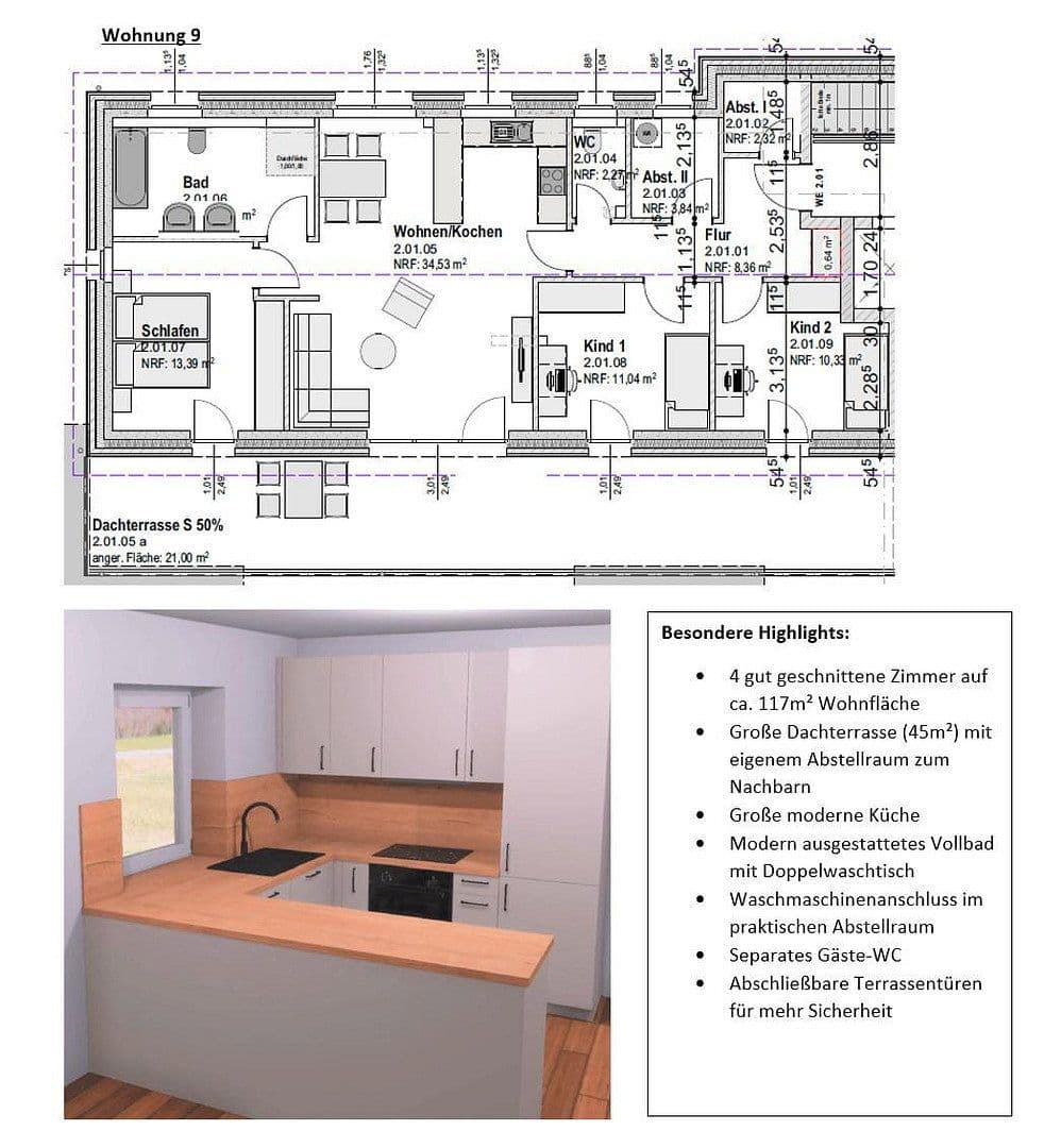 4 bedroom flat to rent, 112 m², Segeberger Str. 57, Neumünster, Schleswig-Holstein 4 bedroom flat to rent, 112 m², Segeberger Str. 57, Neumünster, Schleswig-Holstein