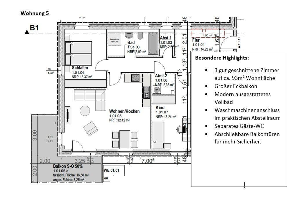4 bedroom flat to rent, 112 m², Segeberger Str. 57, Neumünster, Schleswig-Holstein 4 bedroom flat to rent, 112 m², Segeberger Str. 57, Neumünster, Schleswig-Holstein