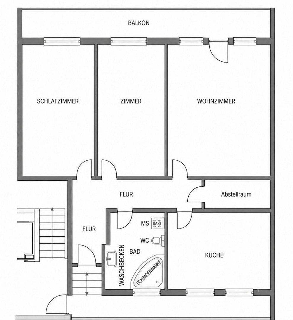 3 bedroom flat for sale, 82 m², Nürnberg, Bavaria 3 bedroom flat for sale, 82 m², Nürnberg, Bavaria