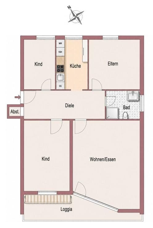 4 bedroom flat for sale, 97 m², Lindenstrasse 64, Bad Schwartau, Schleswig-Holstein 4 bedroom flat for sale, 97 m², Lindenstrasse 64, Bad Schwartau, Schleswig-Holstein