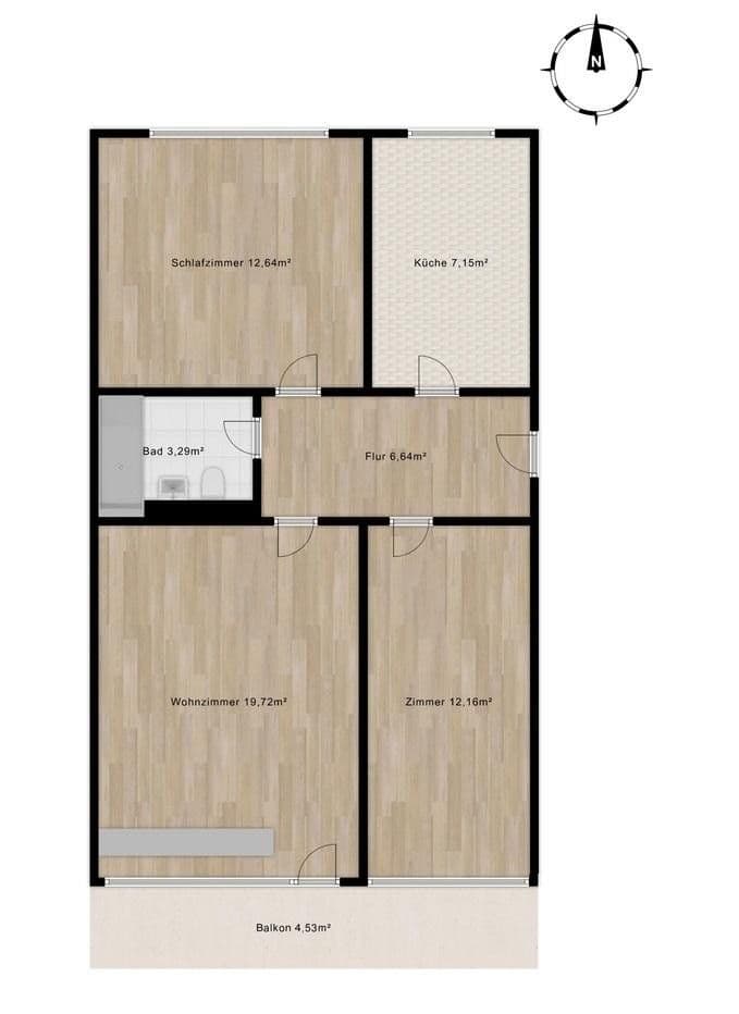 3 bedroom flat for sale, 67 m², München, Bavaria 3 bedroom flat for sale, 67 m², München, Bavaria