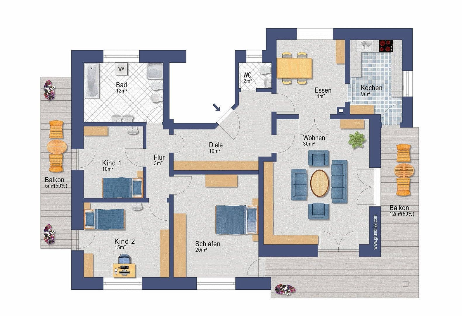 3 bedroom with open-plan kitchen flat to rent, 140 m², Dollnstein OT Obereichstätt, Bavaria 3 bedroom with open-plan kitchen flat to rent, 140 m², Dollnstein OT Obereichstätt, Bavaria