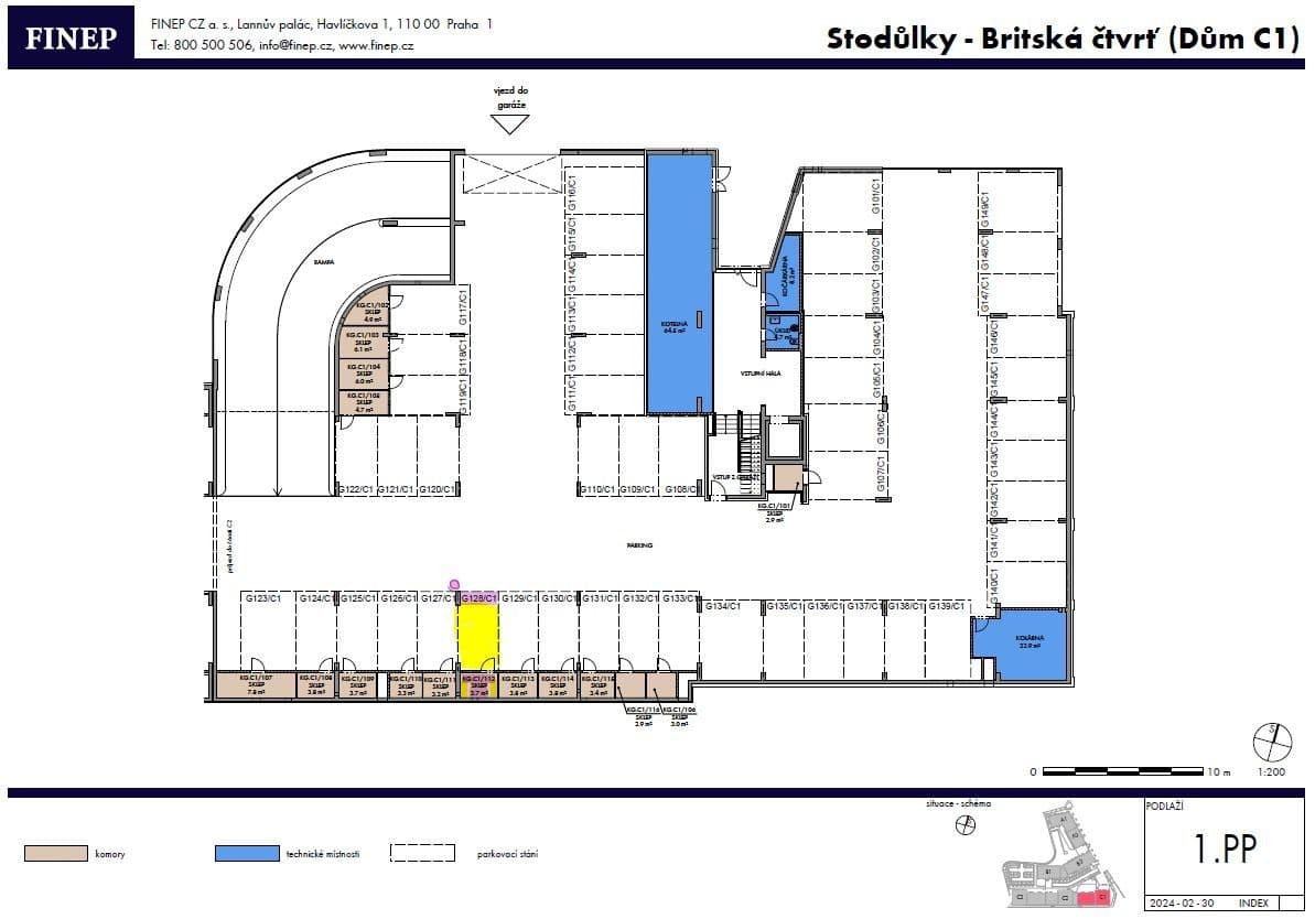 2 bedroom with open-plan kitchen flat for sale, 82 m², Bessemerova, Prague, Prague 2 bedroom with open-plan kitchen flat for sale, 82 m², Bessemerova, Prague, Prague