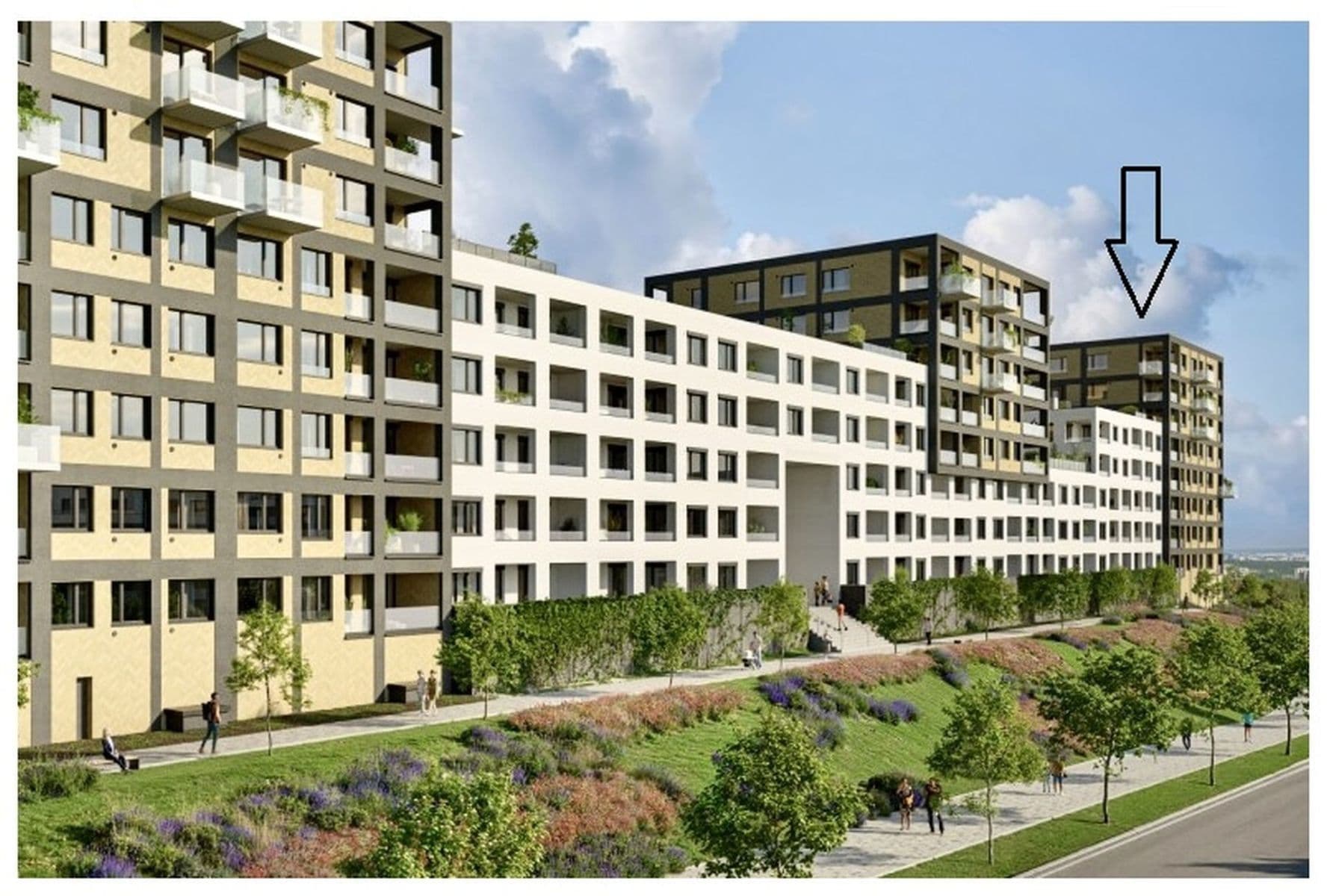 2 bedroom with open-plan kitchen flat for sale, 82 m², Bessemerova, Prague, Prague 2 bedroom with open-plan kitchen flat for sale, 82 m², Bessemerova, Prague, Prague