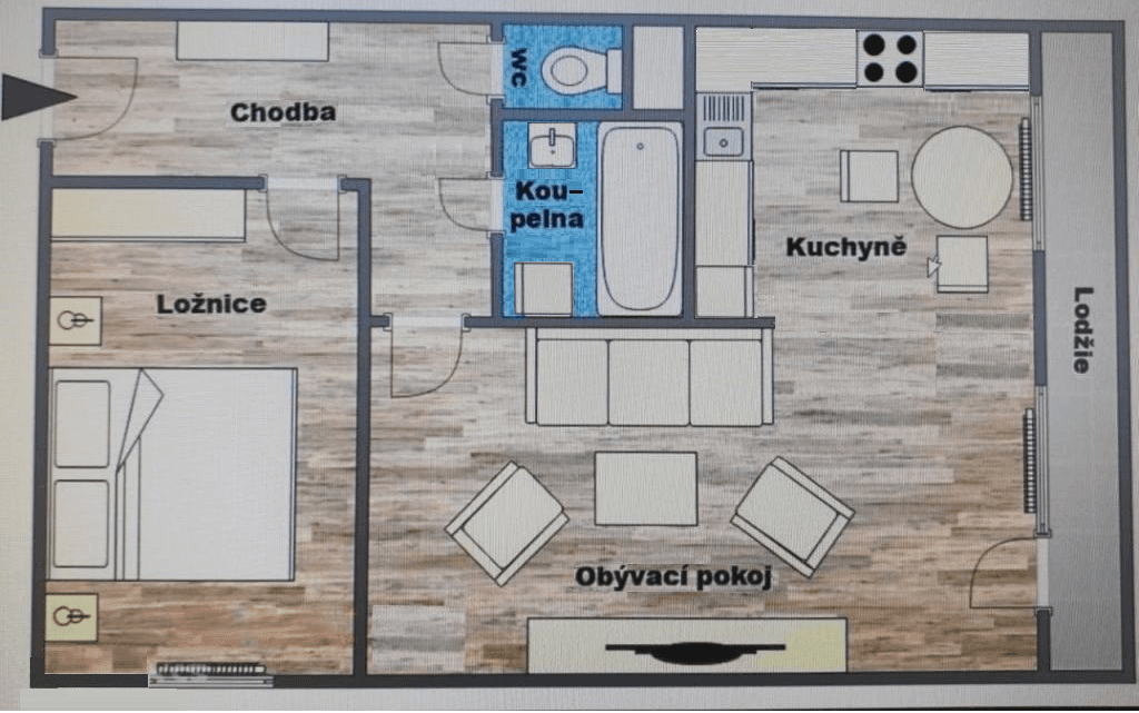 2 bedroom flat to rent, 57 m², Lipová, Most, Ústecký Region 2 bedroom flat to rent, 57 m², Lipová, Most, Ústecký Region