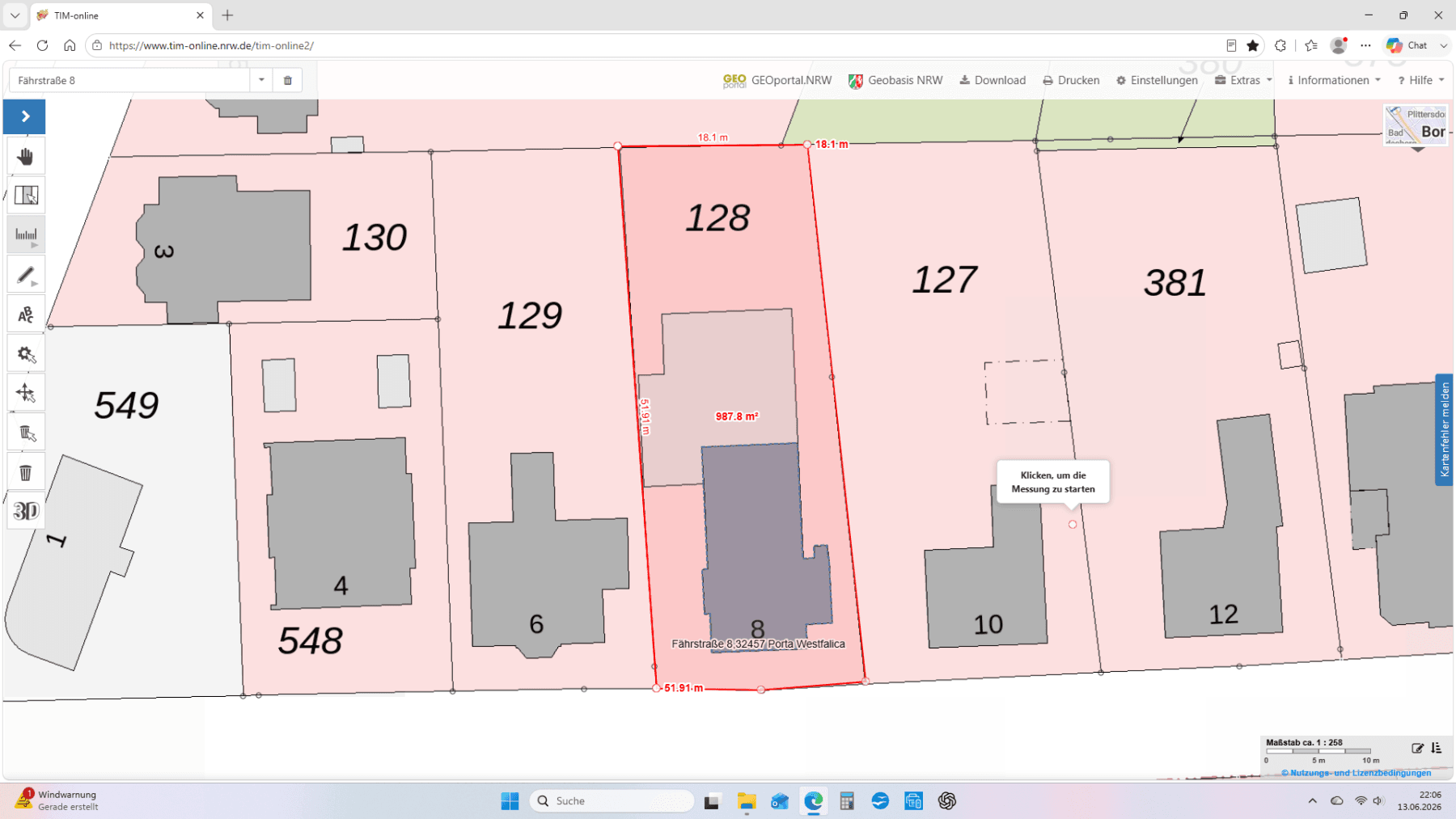 plot for sale, 980 m², Fährstraße 8, Porta Westfalica, North Rhine-Westphalia plot for sale, 980 m², Fährstraße 8, Porta Westfalica, North Rhine-Westphalia