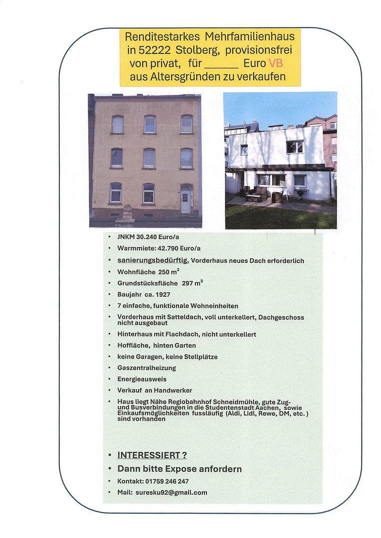 house for sale, 297 m², Stolberg, North Rhine-Westphalia house for sale, 297 m², Stolberg, North Rhine-Westphalia