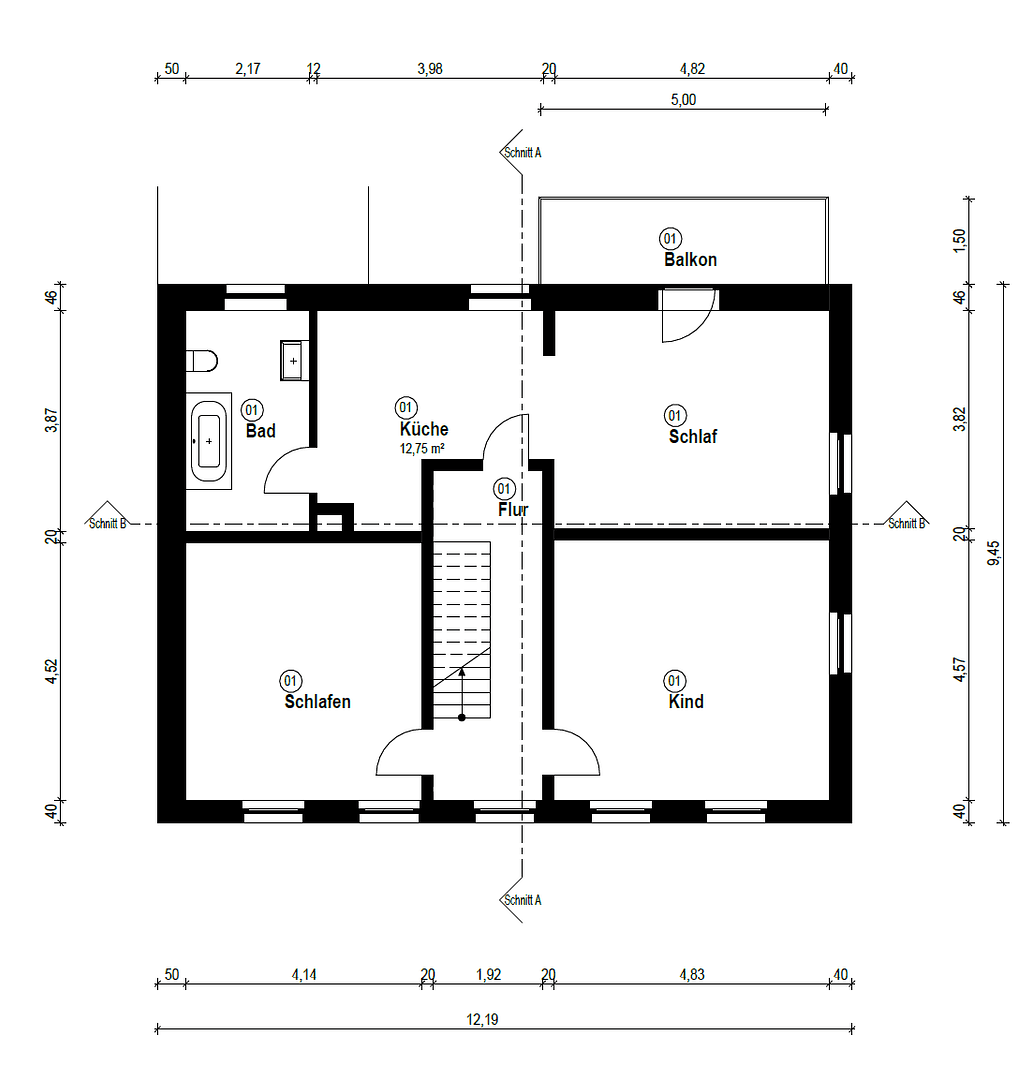 3 bedroom flat to rent, 93 m², Angelbachtal, Baden-Württemberg 3 bedroom flat to rent, 93 m², Angelbachtal, Baden-Württemberg
