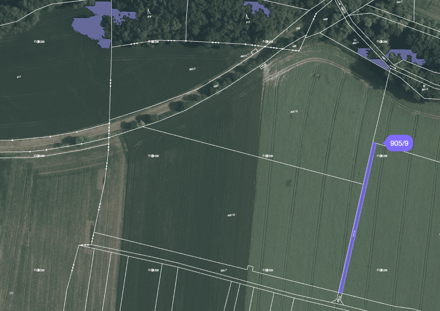 plot for sale, 32,456 m², Černuc, Středočeský Region plot for sale, 32,456 m², Černuc, Středočeský Region