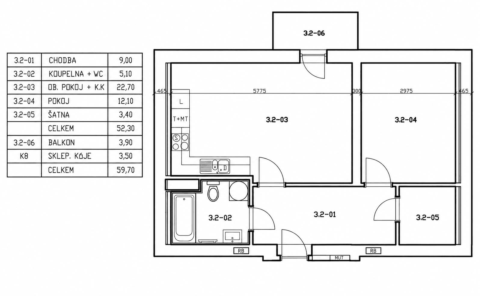 1 bedroom with open-plan kitchen flat for sale, 60 m², Benátky nad Jizerou, Středočeský Region 1 bedroom with open-plan kitchen flat for sale, 60 m², Benátky nad Jizerou, Středočeský Region