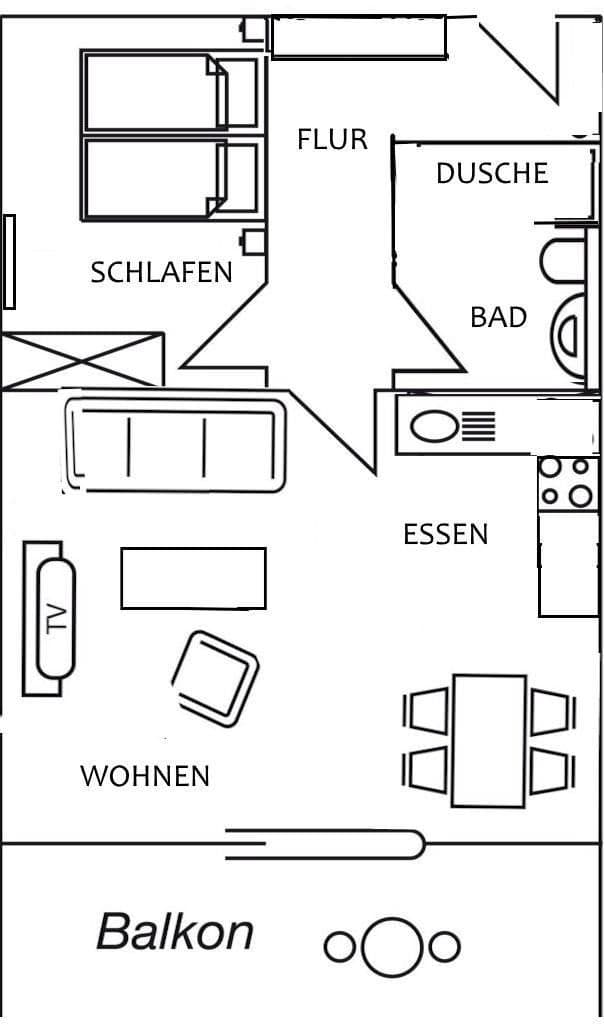 2 bedroom flat to rent, 55 m², Achterdeck 4, Lübeck-Travemünde, Schleswig-Holstein 2 bedroom flat to rent, 55 m², Achterdeck 4, Lübeck-Travemünde, Schleswig-Holstein