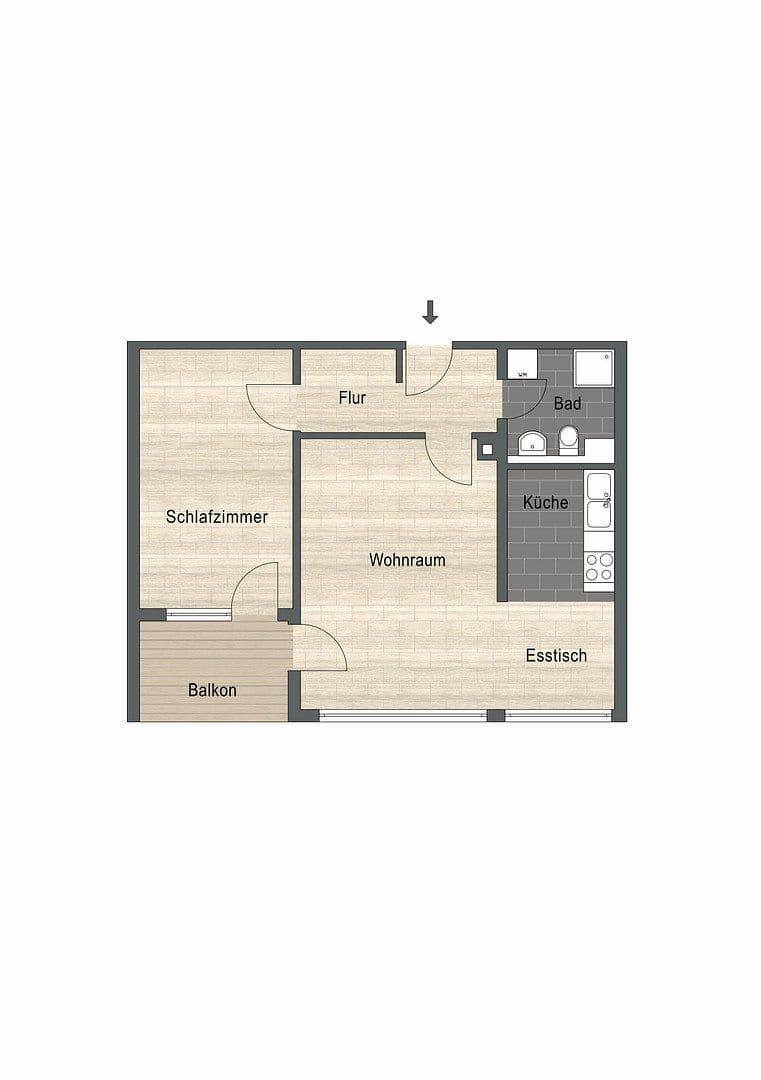 2 bedroom flat to rent, 57 m², Goldäckerstr. 3, Leinfelden-Echterdingen, Baden-Württemberg 2 bedroom flat to rent, 57 m², Goldäckerstr. 3, Leinfelden-Echterdingen, Baden-Württemberg