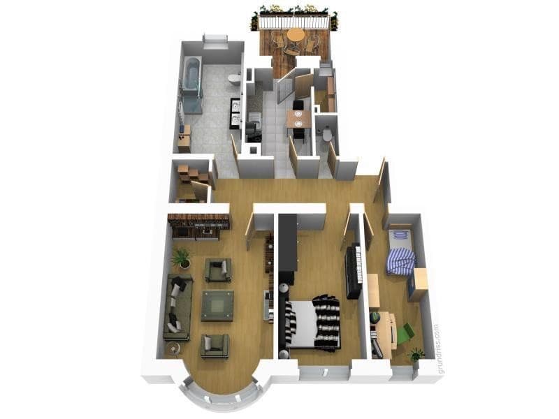 3 bedroom flat to rent, 89 m², Chemnitz, Saxony 3 bedroom flat to rent, 89 m², Chemnitz, Saxony