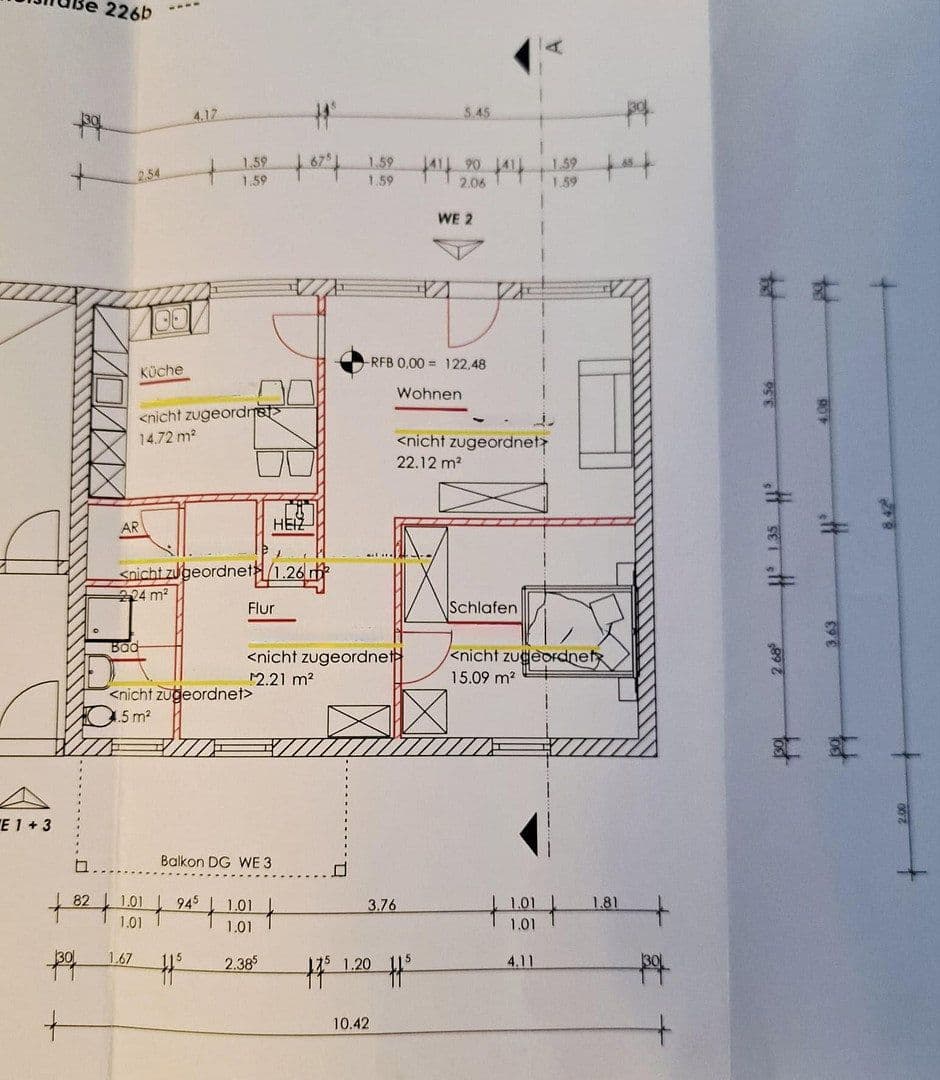 3 bedroom flat to rent, 72 m², Karben, Hesse 3 bedroom flat to rent, 72 m², Karben, Hesse