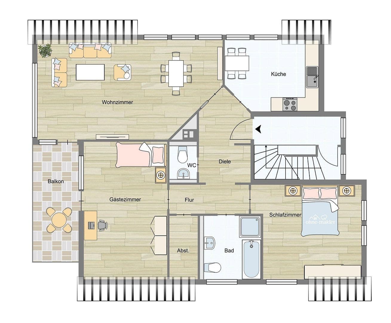 2 bedroom with open-plan kitchen flat to rent, 119 m², Bochum, North Rhine-Westphalia 2 bedroom with open-plan kitchen flat to rent, 119 m², Bochum, North Rhine-Westphalia