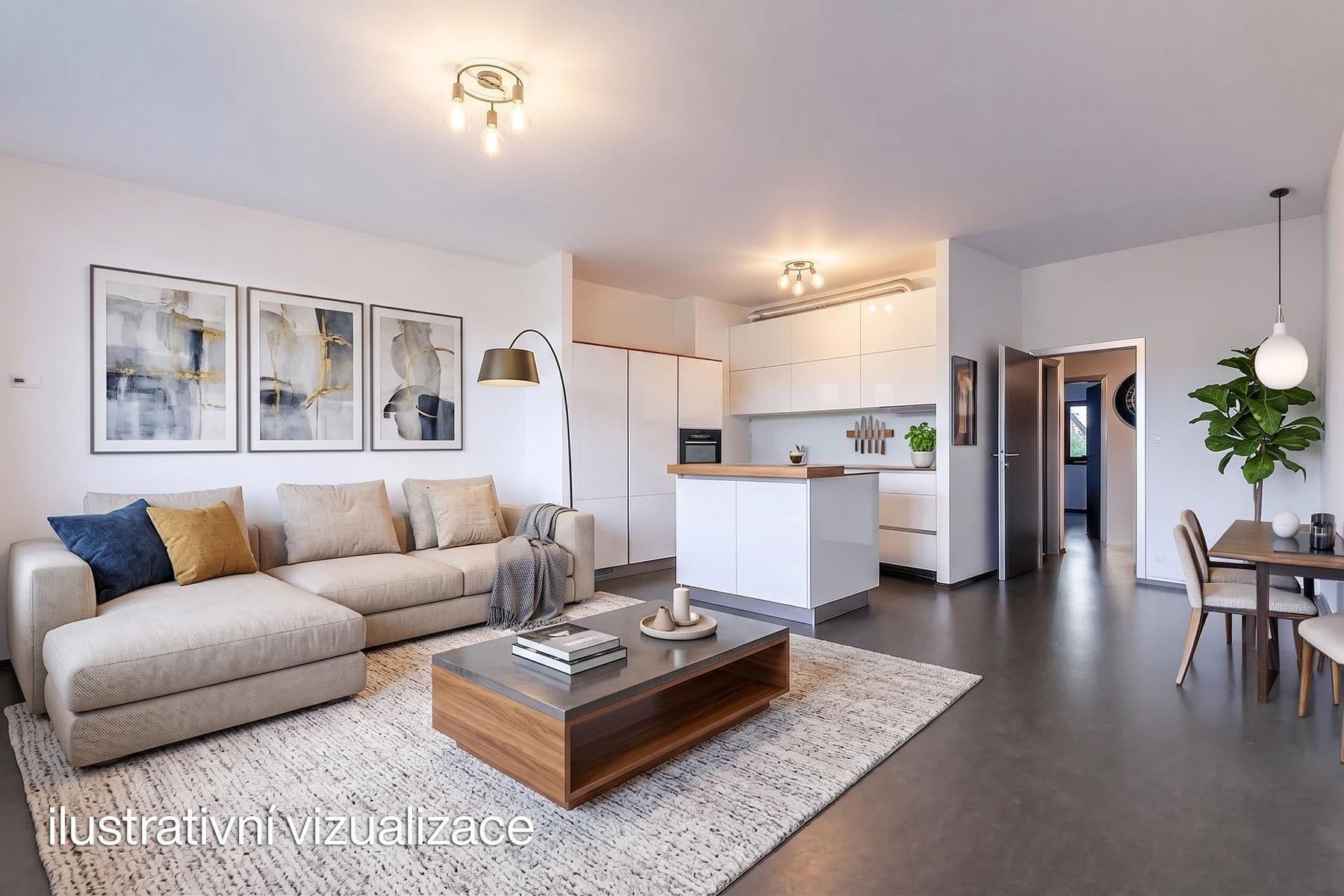 2 bedroom with open-plan kitchen flat for sale, 78 m², Na Návsi, Prague, Prague 2 bedroom with open-plan kitchen flat for sale, 78 m², Na Návsi, Prague, Prague