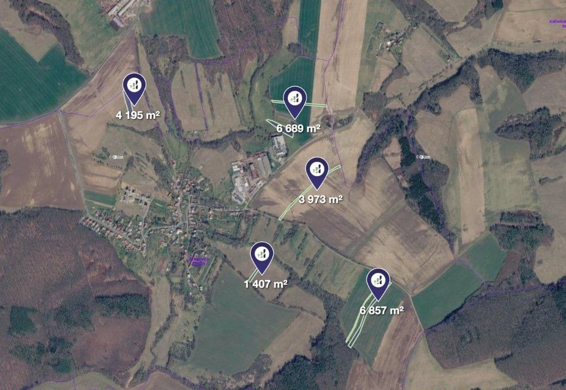 plot for sale, 23,121 m², Dobrkovice, Zlínský Region plot for sale, 23,121 m², Dobrkovice, Zlínský Region