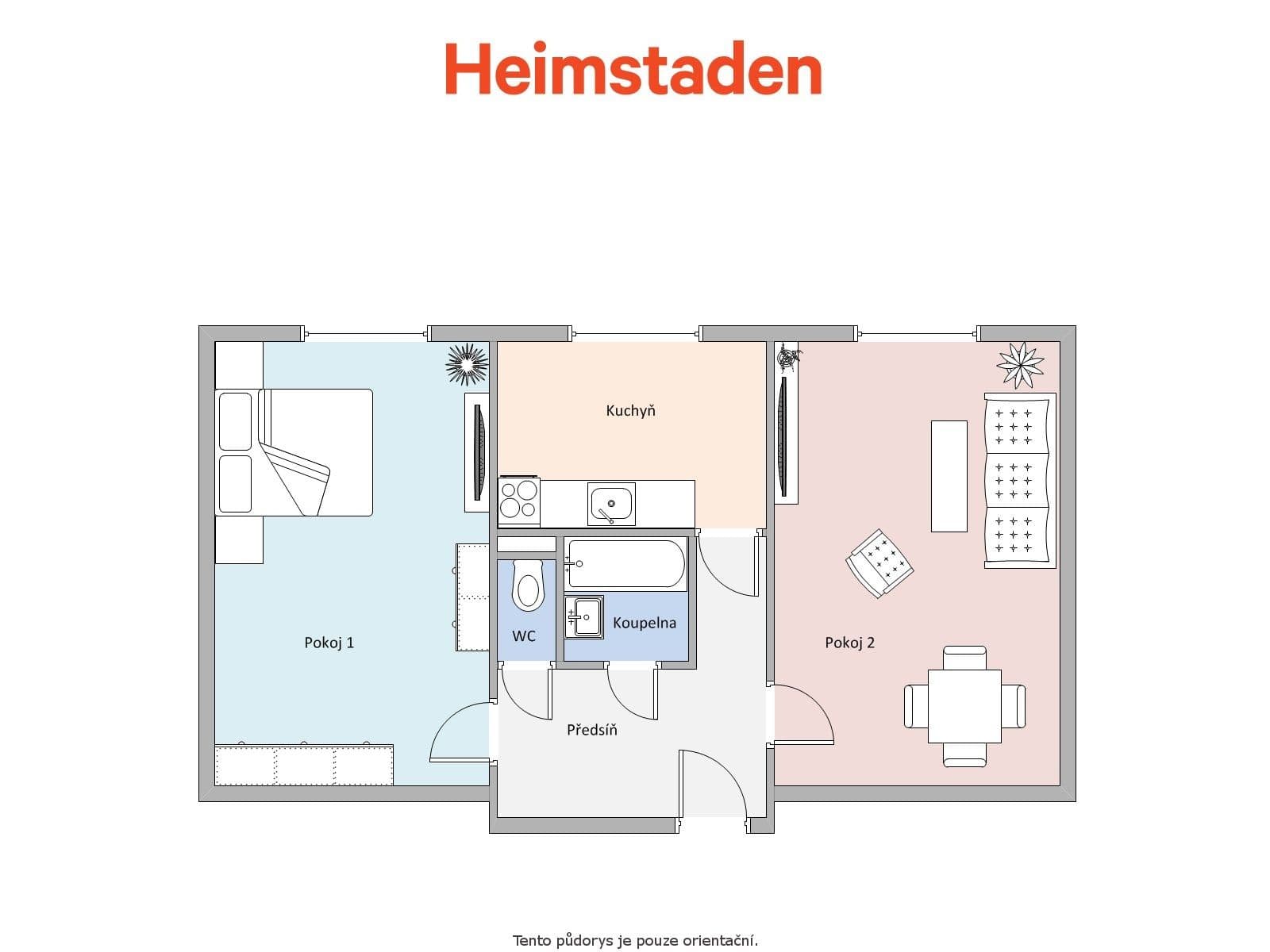 2 bedroom flat to rent, 50 m², Kapitána Nálepky, Havířov, Moravskoslezský Region 2 bedroom flat to rent, 50 m², Kapitána Nálepky, Havířov, Moravskoslezský Region