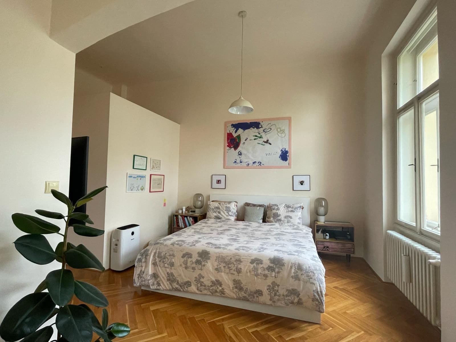 2 bedroom with open-plan kitchen flat to rent, 85 m², Slovenská, Prague, Prague 2 bedroom with open-plan kitchen flat to rent, 85 m², Slovenská, Prague, Prague