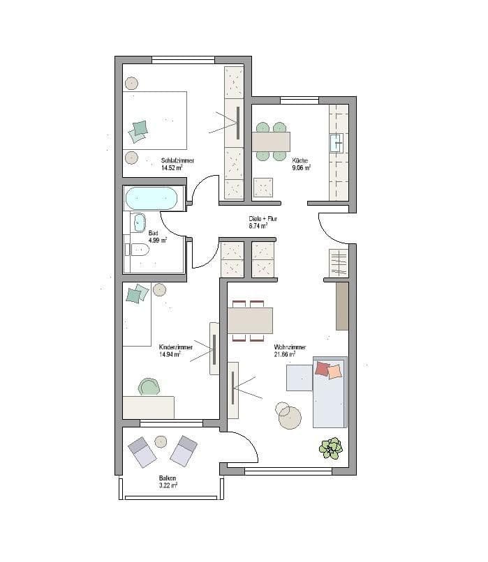 3 bedroom flat to rent, 75 m², Sauerweinstr. 8-12, Darmstadt, Hesse 3 bedroom flat to rent, 75 m², Sauerweinstr. 8-12, Darmstadt, Hesse