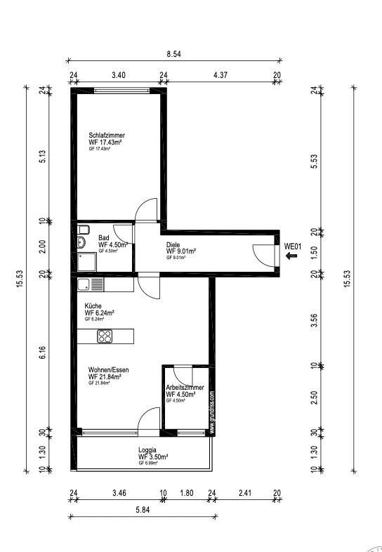 3 bedroom flat for sale, 68 m², München, Bavaria 3 bedroom flat for sale, 68 m², München, Bavaria
