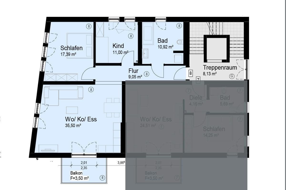 3 bedroom flat for sale, 88 m², Burgauer Straße 18a, Krumbach (Schwaben), Bavaria 3 bedroom flat for sale, 88 m², Burgauer Straße 18a, Krumbach (Schwaben), Bavaria