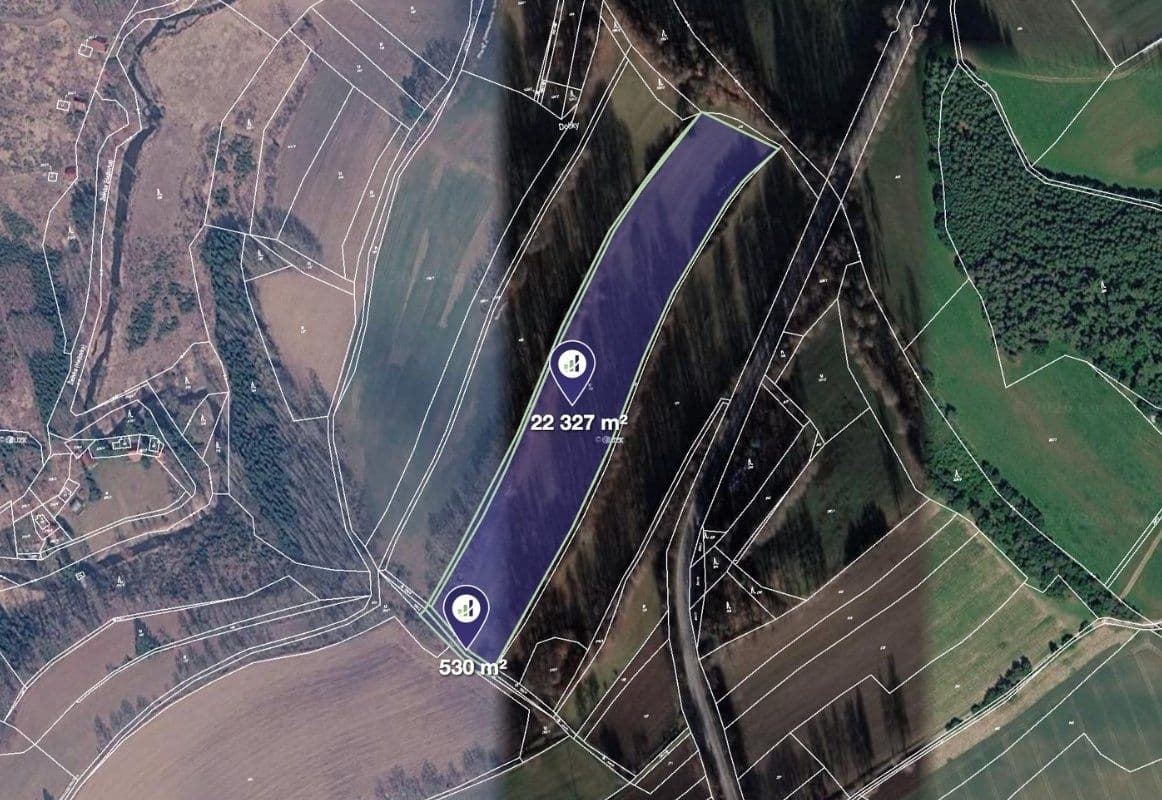plot for sale, 3,809 m², Pelhřimov, Vysočina Region plot for sale, 3,809 m², Pelhřimov, Vysočina Region