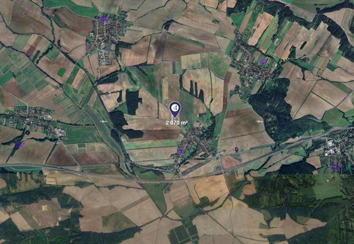 plot for sale, 518 m², Krupá, Středočeský Region plot for sale, 518 m², Krupá, Středočeský Region