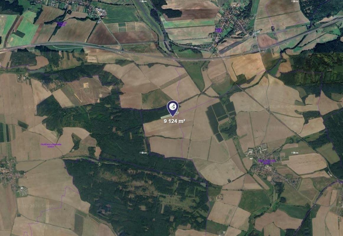 plot for sale, 2,281 m², Krupá, Středočeský Region plot for sale, 2,281 m², Krupá, Středočeský Region