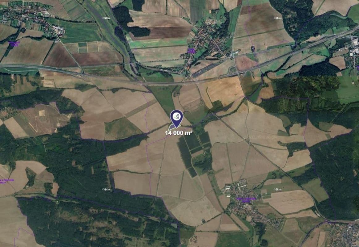 plot for sale, 3,500 m², Krupá, Středočeský Region plot for sale, 3,500 m², Krupá, Středočeský Region