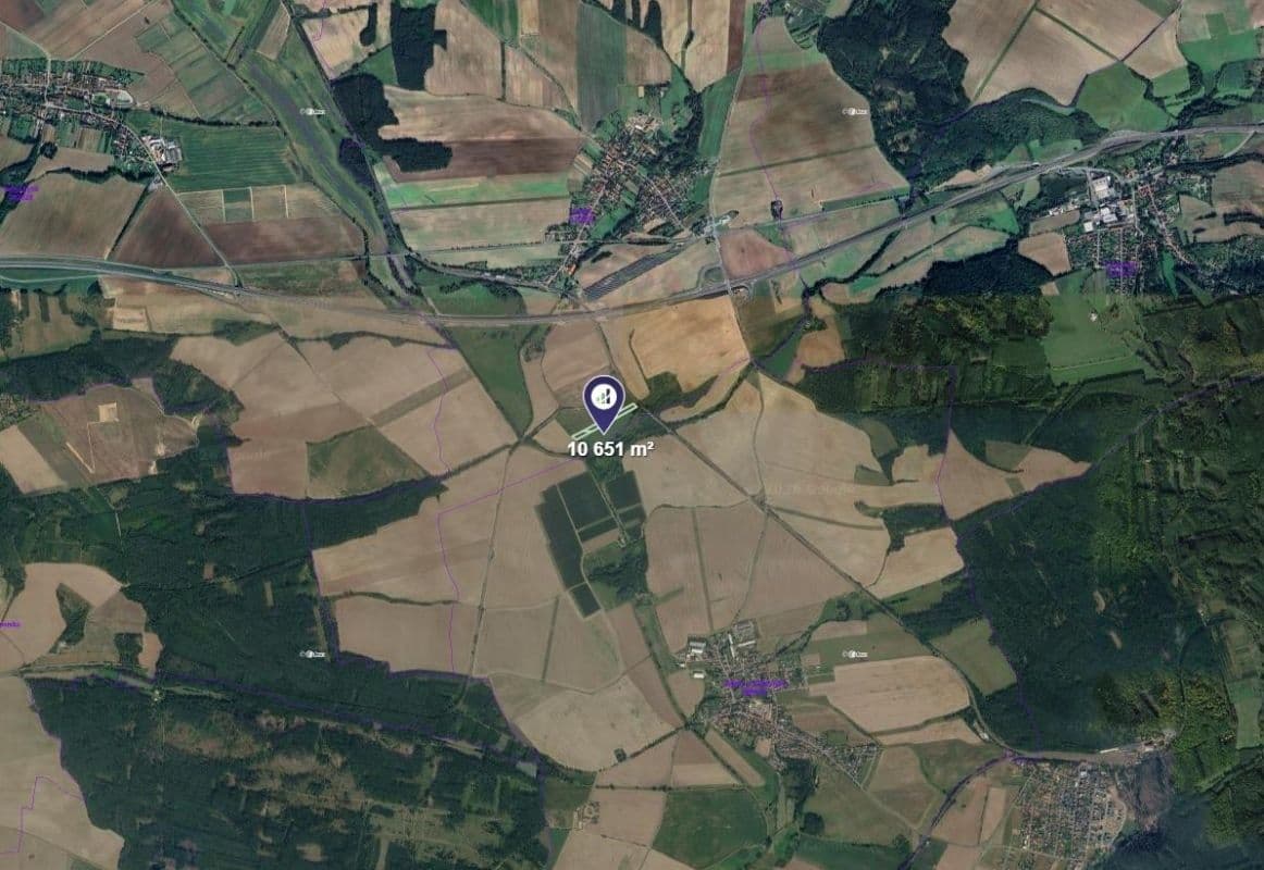 plot for sale, 2,663 m², Krupá, Středočeský Region plot for sale, 2,663 m², Krupá, Středočeský Region