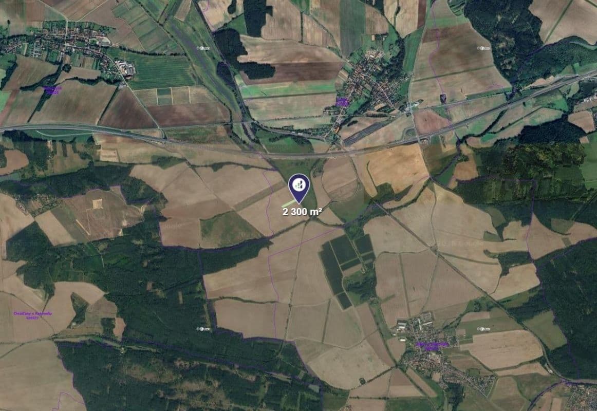 plot for sale, 575 m², Krupá, Středočeský Region plot for sale, 575 m², Krupá, Středočeský Region