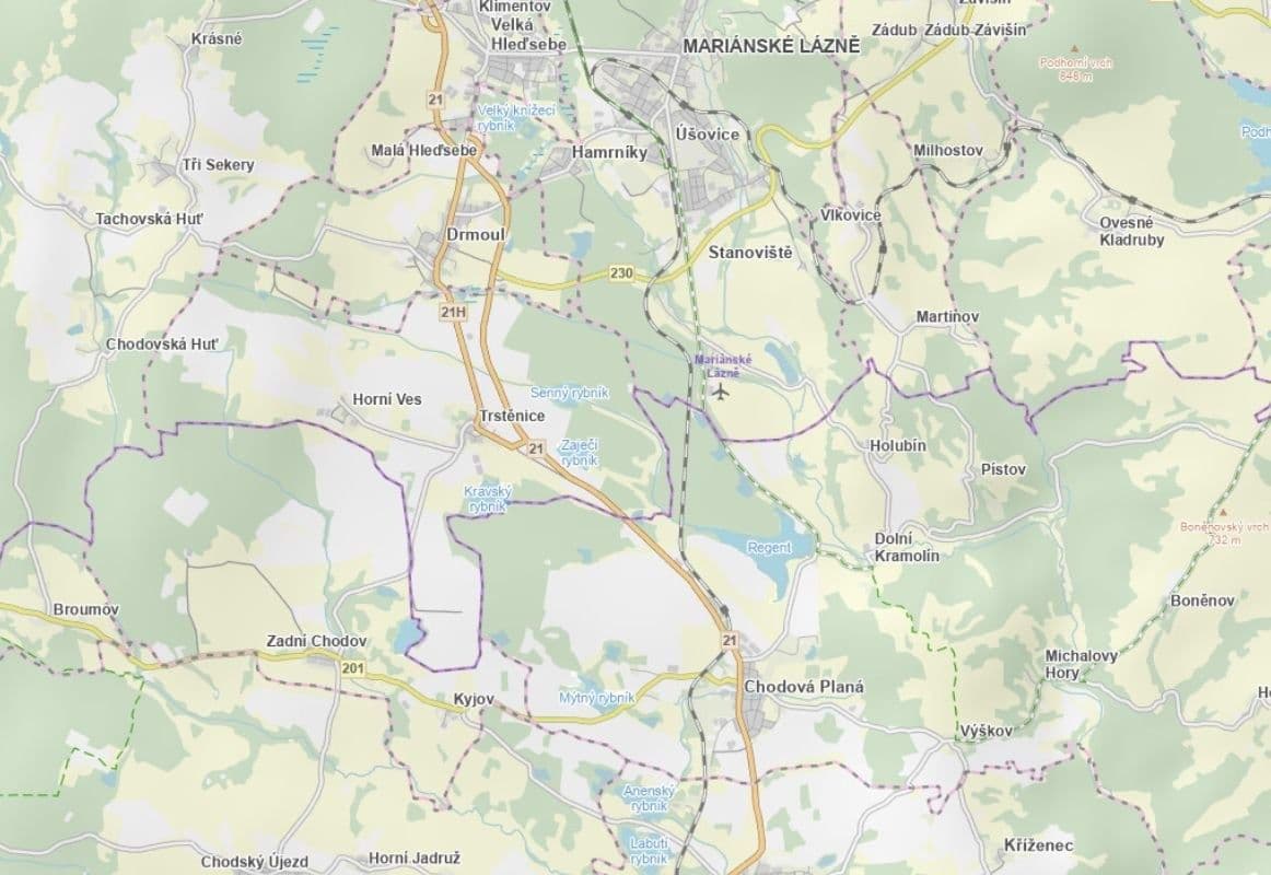plot for sale, 13,767 m², Trstěnice, Karlovarský Region plot for sale, 13,767 m², Trstěnice, Karlovarský Region
