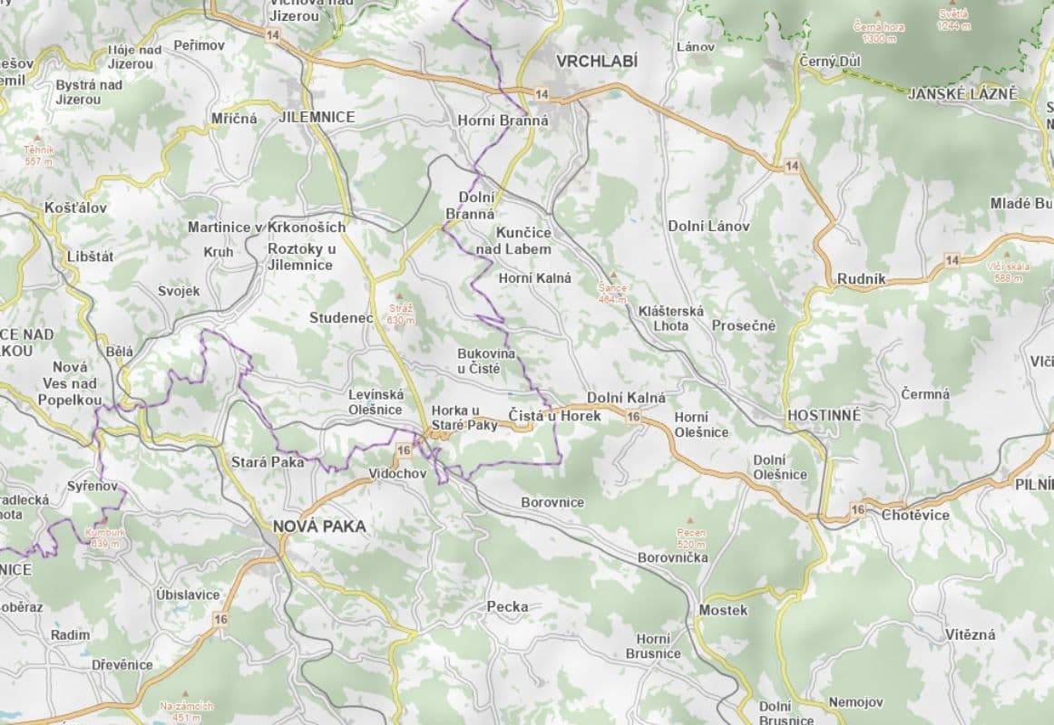 plot for sale, 6,511 m², Čistá u Horek, Liberecký Region plot for sale, 6,511 m², Čistá u Horek, Liberecký Region