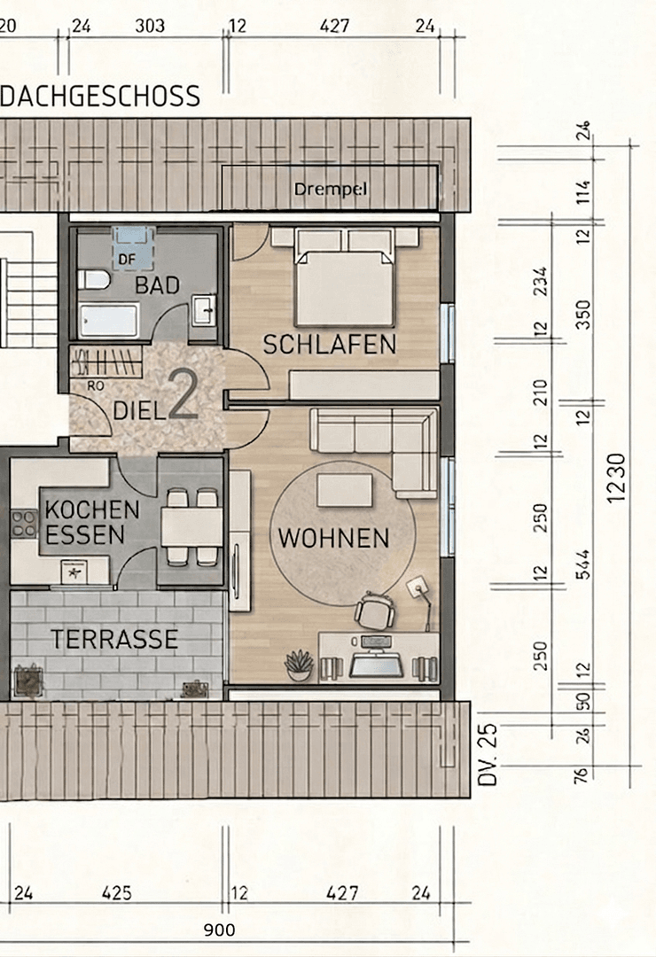 1 bedroom with open-plan kitchen flat for sale, 56 m², Dahlienstr. 9, Baindt, Baden-Württemberg 1 bedroom with open-plan kitchen flat for sale, 56 m², Dahlienstr. 9, Baindt, Baden-Württemberg