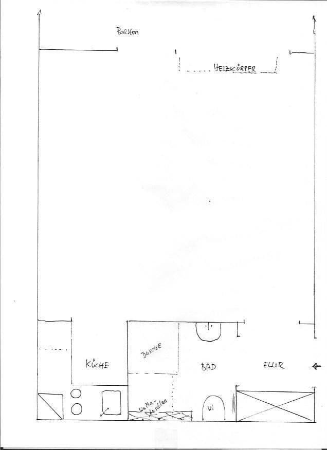 1 bedroom flat to rent, 34 m², Holzgartenstr. 34, Nürnberg, Bavaria 1 bedroom flat to rent, 34 m², Holzgartenstr. 34, Nürnberg, Bavaria