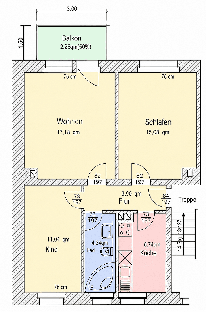 3 bedroom flat to rent, 60 m², Keilbergstraße 6, Oberwiesenthal, Saxony 3 bedroom flat to rent, 60 m², Keilbergstraße 6, Oberwiesenthal, Saxony
