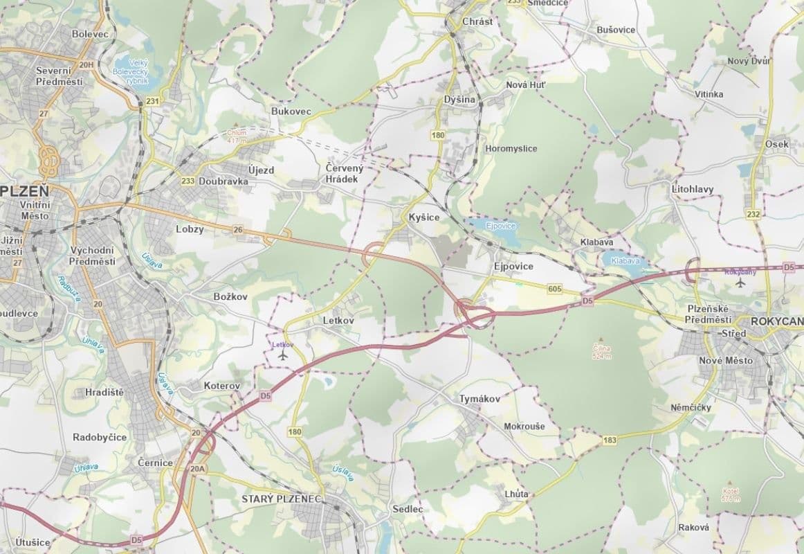 plot for sale, 1,972 m², Ejpovice, Plzeňský Region plot for sale, 1,972 m², Ejpovice, Plzeňský Region