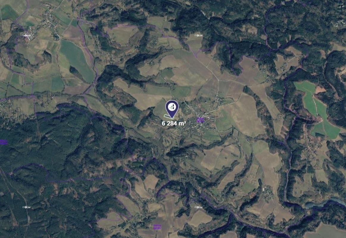 plot for sale, 6,284 m², Vyskeř, Liberecký Region plot for sale, 6,284 m², Vyskeř, Liberecký Region