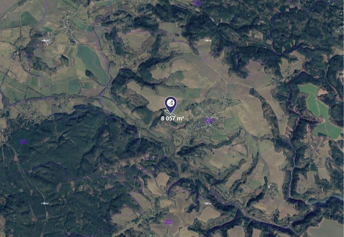 plot for sale, 8,057 m², Vyskeř, Liberecký Region plot for sale, 8,057 m², Vyskeř, Liberecký Region