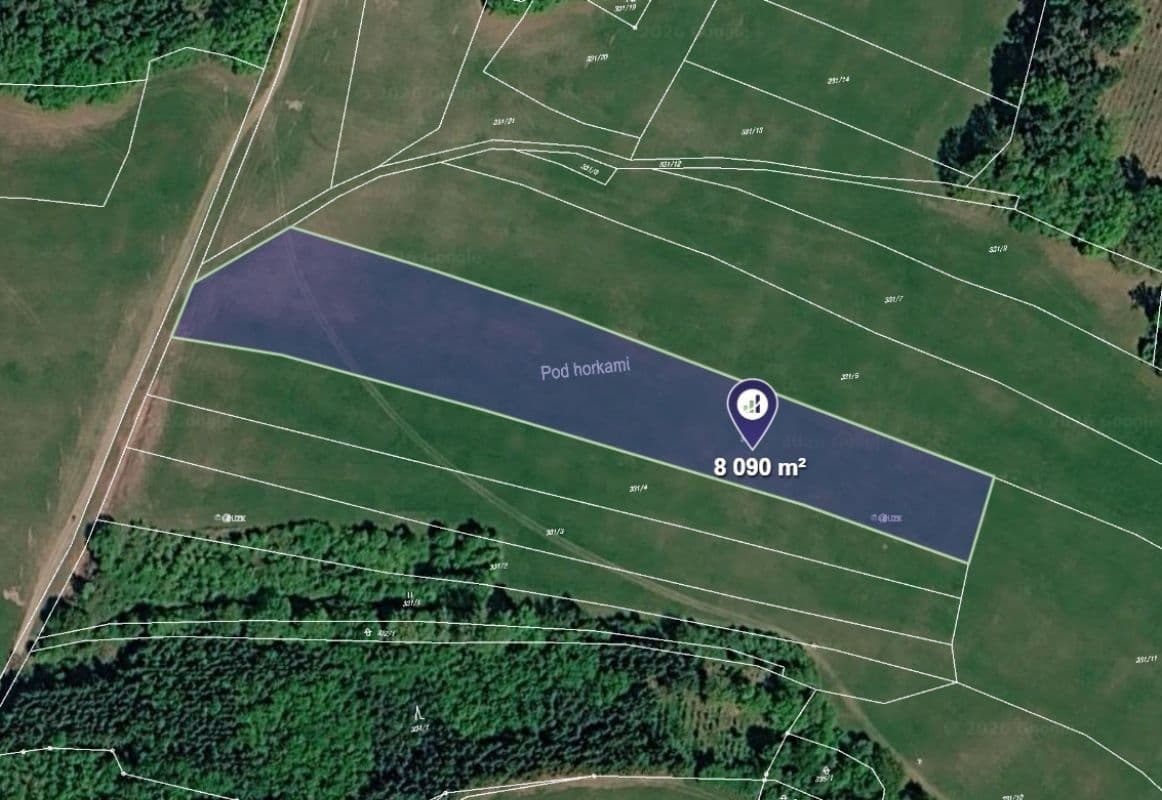plot for sale, 34,959 m², Žernovník, Jihomoravský Region plot for sale, 34,959 m², Žernovník, Jihomoravský Region