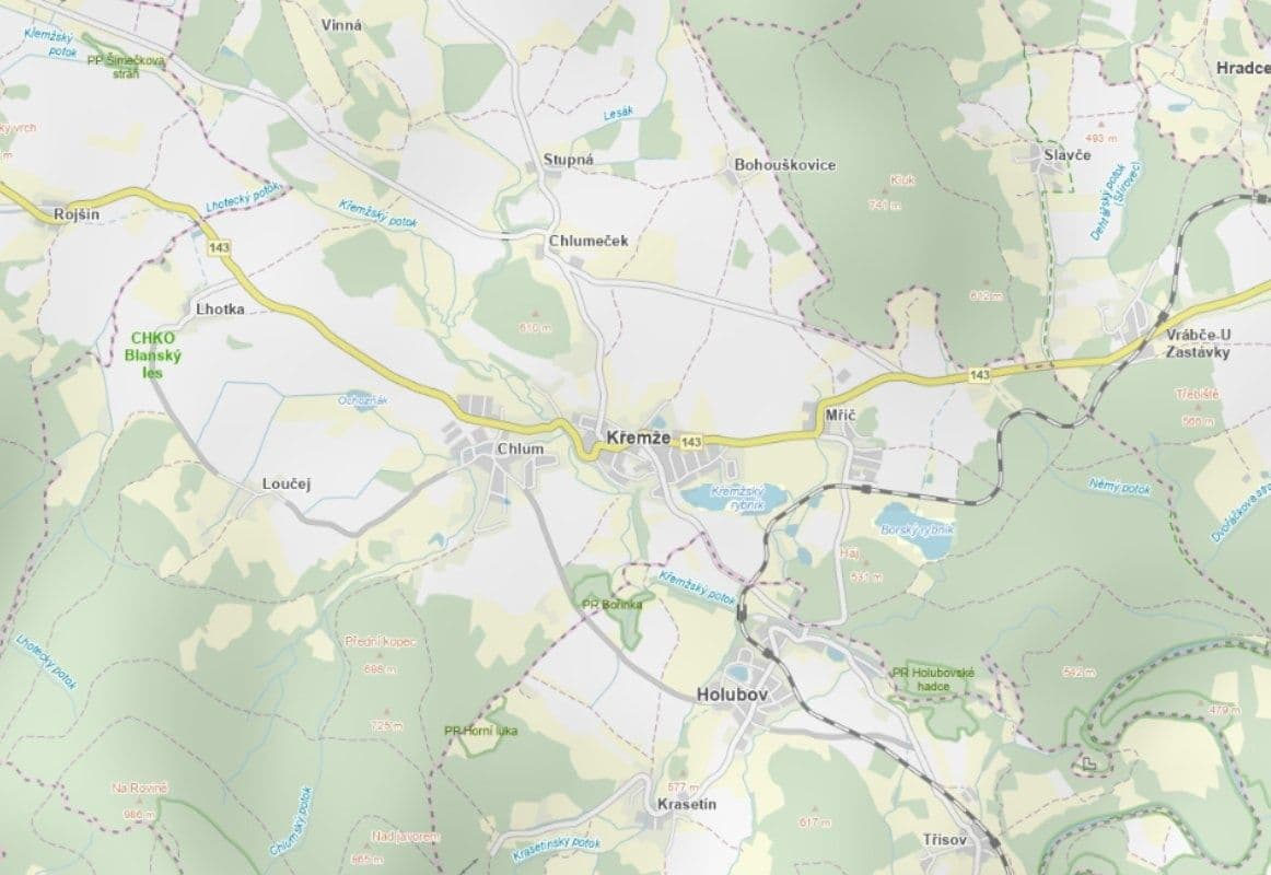 plot for sale, 879 m², Křemže, Jihočeský Region plot for sale, 879 m², Křemže, Jihočeský Region