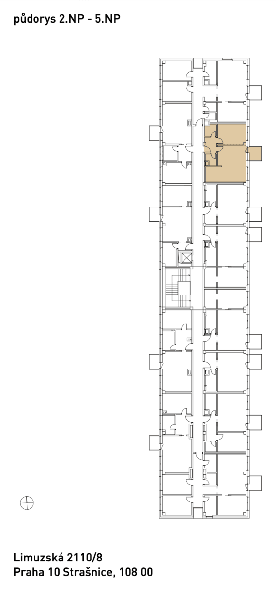 1 bedroom with open-plan kitchen flat to rent, 52 m², Limuzská, Prague, Prague 1 bedroom with open-plan kitchen flat to rent, 52 m², Limuzská, Prague, Prague