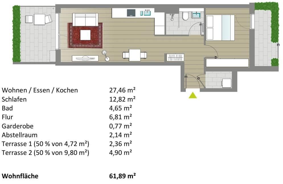 2 bedroom flat to rent, 62 m², Fritz-Bauer-Str. 21, Bonn, North Rhine-Westphalia 2 bedroom flat to rent, 62 m², Fritz-Bauer-Str. 21, Bonn, North Rhine-Westphalia
