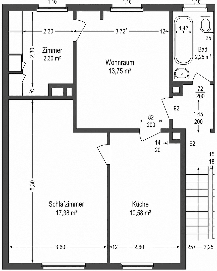 1 bedroom with open-plan kitchen flat to rent, 52 m², Emscher Straße 23, Castrop-Rauxel, North Rhine-Westphalia 1 bedroom with open-plan kitchen flat to rent, 52 m², Emscher Straße 23, Castrop-Rauxel, North Rhine-Westphalia
