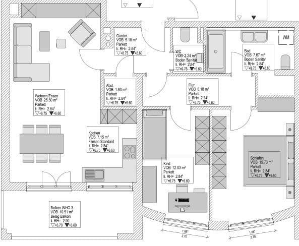 3 bedroom flat to rent, 86 m², Industriestrasse 1, Ergoldsbach, Bavaria 3 bedroom flat to rent, 86 m², Industriestrasse 1, Ergoldsbach, Bavaria