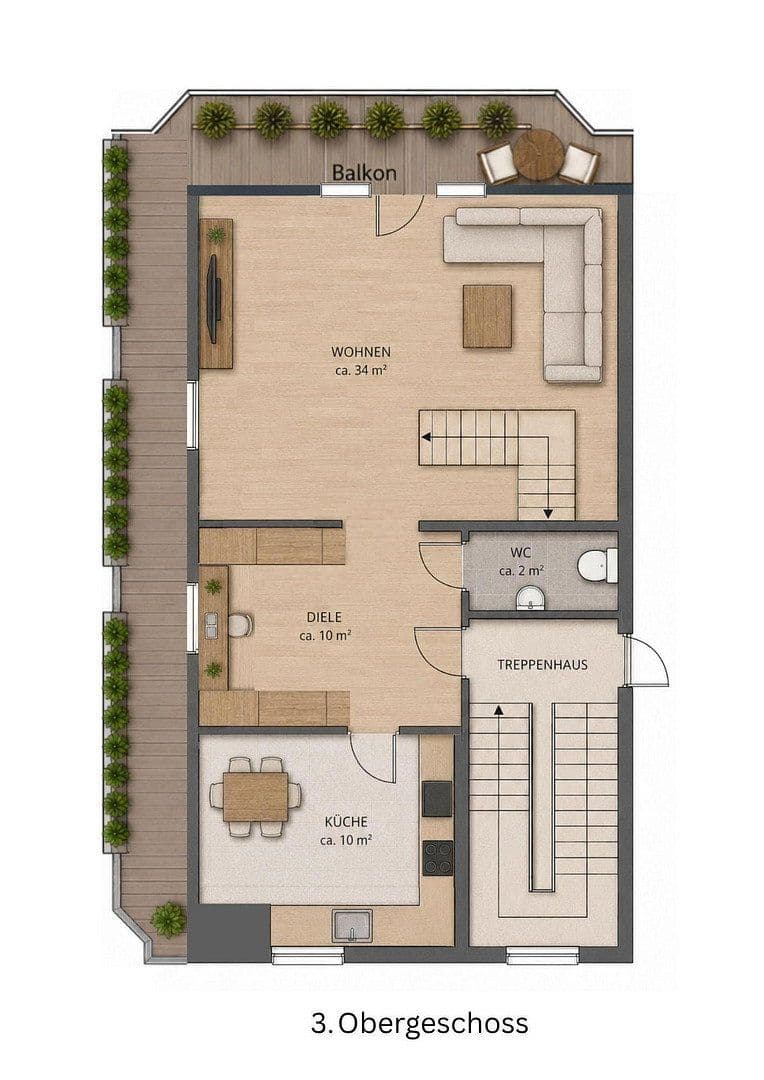 2 bedroom with open-plan kitchen flat for sale, 105 m², Oberhausen, North Rhine-Westphalia 2 bedroom with open-plan kitchen flat for sale, 105 m², Oberhausen, North Rhine-Westphalia