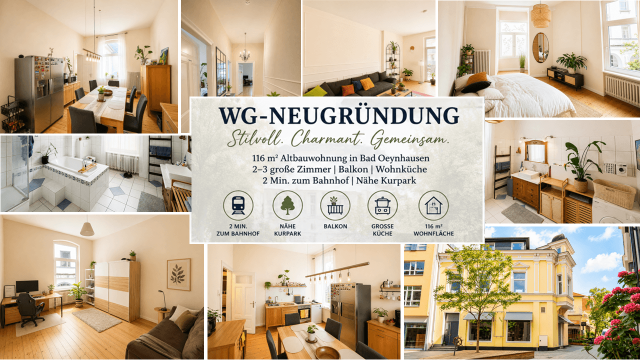 3 bedroom flat to rent, 116 m², Viktoriastraße 4, Bad Oeynhausen, North Rhine-Westphalia 3 bedroom flat to rent, 116 m², Viktoriastraße 4, Bad Oeynhausen, North Rhine-Westphalia