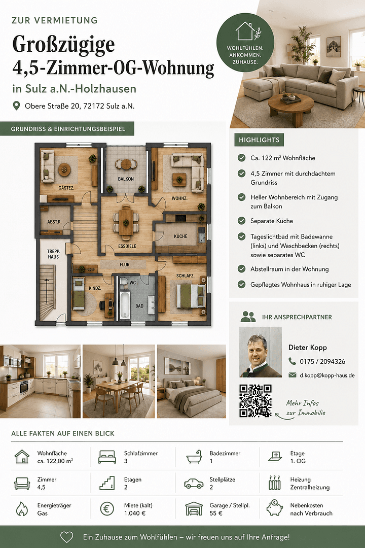 3 bedroom with open-plan kitchen flat to rent, 122 m², Obere Straße 20, Sulz am Neckar, Baden-Württemberg 3 bedroom with open-plan kitchen flat to rent, 122 m², Obere Straße 20, Sulz am Neckar, Baden-Württemberg